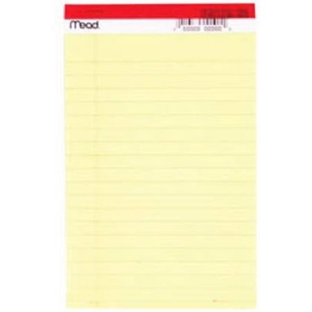 MEAD Mead 59614 5 x 8 in. Yellow Legal Pad; 50 Count; Pack of 12 260711
